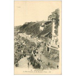 carte postale ancienne 50 GRANVILLE. Plat Gousset vu du Moulin à Vent 1924