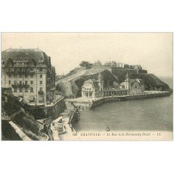 carte postale ancienne 50 GRANVILLE. Roc et Normandy-Hôtel