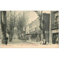 carte postale ancienne 11 QUILLAN. La Promenade Mode Salva