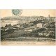 carte postale ancienne 50 GRANVILLE. Ville et Eglise Saint-paul 1906