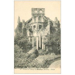 carte postale ancienne 50 HAMBYE. Ruines Abbaye Abside 5