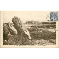 carte postale ancienne 50 ILES CHAUSEY. La Grenouille et Château 1928
