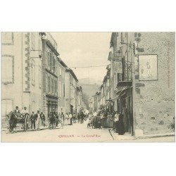 11 QUILLAN. Tabac sur la Grand Rue. Boucherie