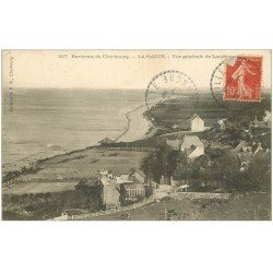 carte postale ancienne 50 LA HAGUE. Vue générale 1907