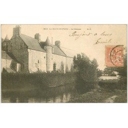 carte postale ancienne 50 LA HAYE-DU-PUITS. Le Château 1902