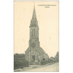 carte postale ancienne 50 LA MANCELLIERE. L'Eglise bis