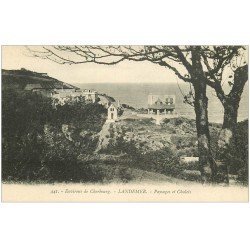 carte postale ancienne 50 LANDEMER. Paysages et Chalets