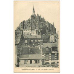 carte postale ancienne 50 LE MONT SAINT-MICHEL Remparts