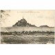 carte postale ancienne 50 LE MONT SAINT-MICHEL. Prés Salés des Grèves. Moutons dans les Dunes 1936