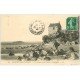 carte postale ancienne 50 LE MONT SAINT-MICHEL. Tombelaine Chapelle Saint-Aubert. Pêcheur de crustacés 1912