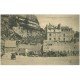 carte postale ancienne 50 LE MONT SAINT-MICHEL. Transports arrivée des Touristes en voitures et Hôtel Poulard