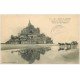 carte postale ancienne 50 LE MONT SAINT-MICHEL. Transports arrivée des voitures de Genets 18