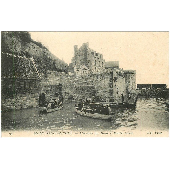 50 LE MONT-SAINT-MICHEL. Restaurant Poulard. Carte menu