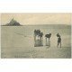 carte postale ancienne 50 LE MONT SAINT-MICHEL. Transports la voiture de Genets 99