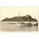 carte postale ancienne 50 LE MONT SAINT-MICHEL. Transports Tour Tombelaine en bateau Vedette