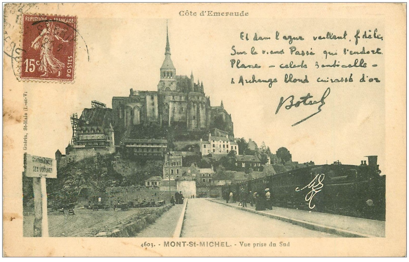 50 Le Mont Saint Michel Transports Train Texte De Botrel 50 Le Mont Saint Michel Transports Train Texte De Botrel