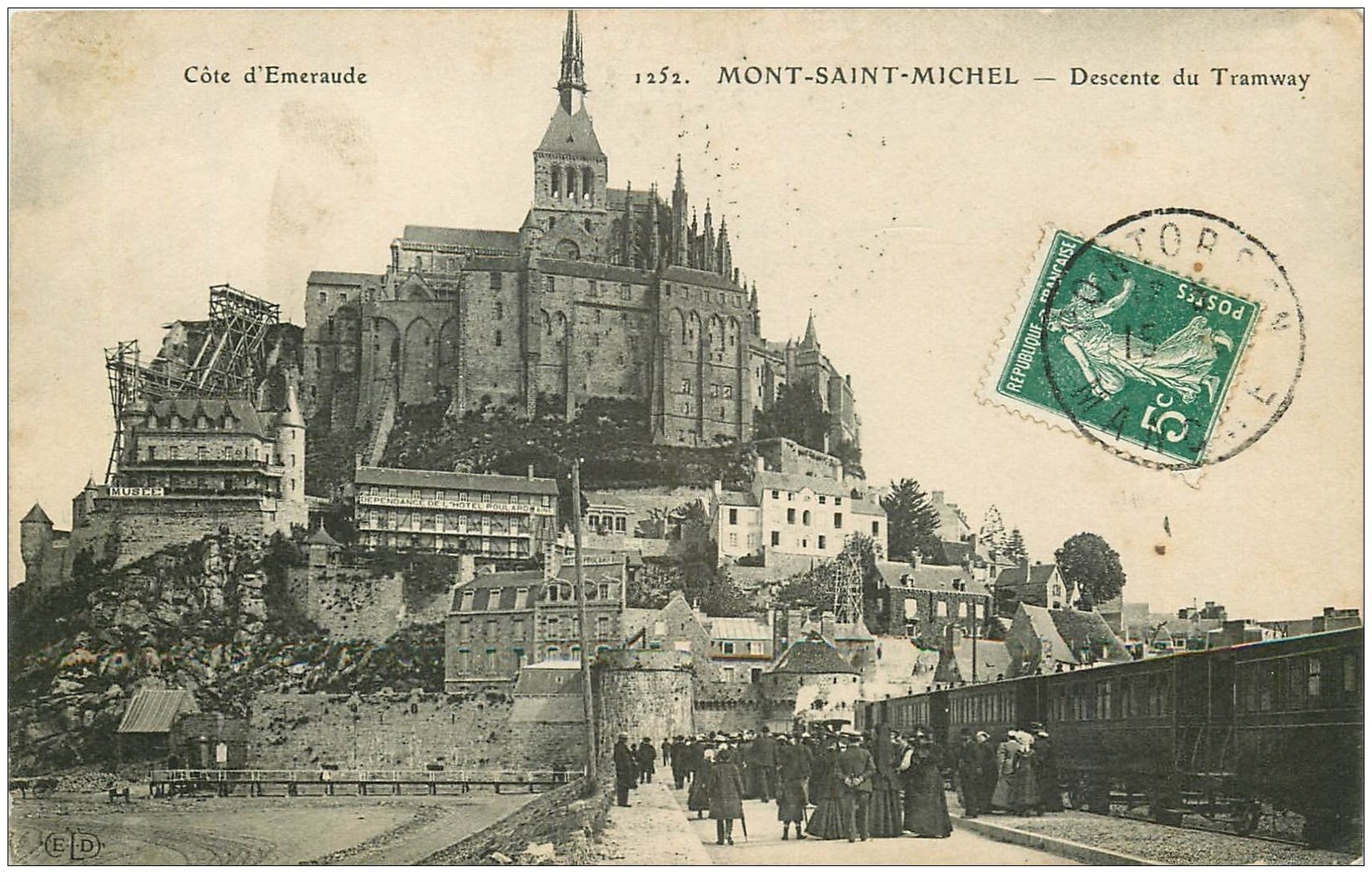 50 Le Mont Saint Michel Transports Tramway 1910 50 Le Mont Saint Michel Transports Tramway 1910