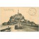 carte postale ancienne 50 LE MONT SAINT-MICHEL. Transports Voiture ancienne sur la Digue