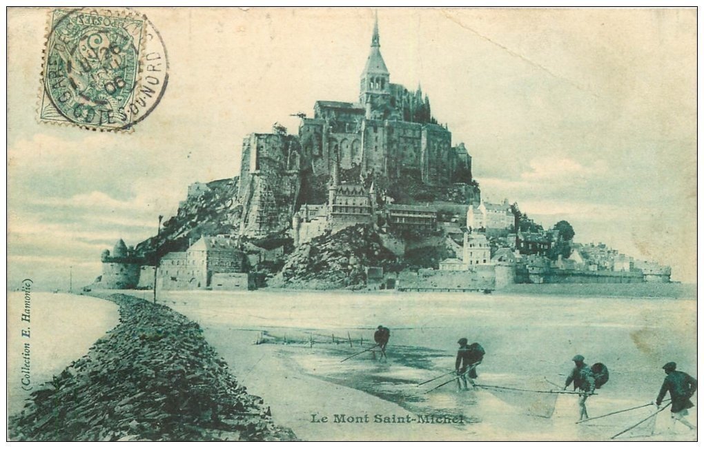 50 Le Mont Saint Michel Pecheurs De Crevettes Et Crustaces 1906 Metiers De La Mer 50 Le Mont Saint Michel Pecheurs De Crevettes Et Crustaces 1906 Metiers De La Mer