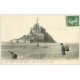 carte postale ancienne 50 LE MONT-SAINT-MICHEL. Pêcheurs de Crustacés et Coques 1915. Métiers de la Mer