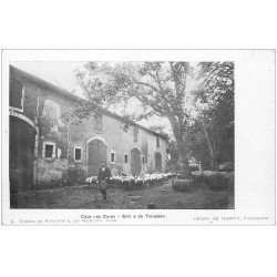 carte postale ancienne 11 RICARDELETTE. Entrée du Troupeau de moutons Cour des Caves. Expédition des vins...
