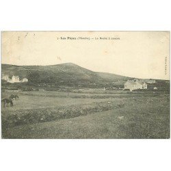 carte postale ancienne 50 LES PIEUX. La Roche à Coucou 1909