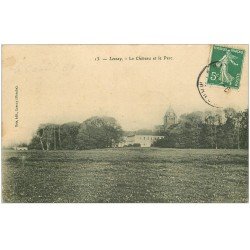 carte postale ancienne 50 LESSAY. Parc du Château