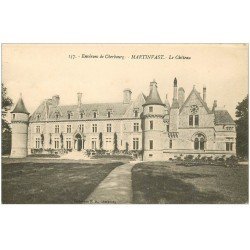 carte postale ancienne 50 MARTINVAST. Le Château