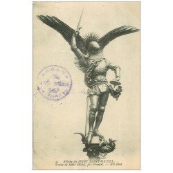 carte postale ancienne 50 MONT-SAINT-MICHEL. Archange 1908