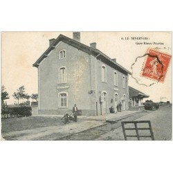 carte postale ancienne 11 RIEUX-PEYRIAC. La Gare 1909