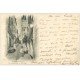 carte postale ancienne 50 MONT-SAINT-MICHEL. Au Cheval Blanc Grande Rue 1902