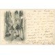 carte postale ancienne 50 MONT-SAINT-MICHEL. Au Cheval Blanc Grande Rue 1902