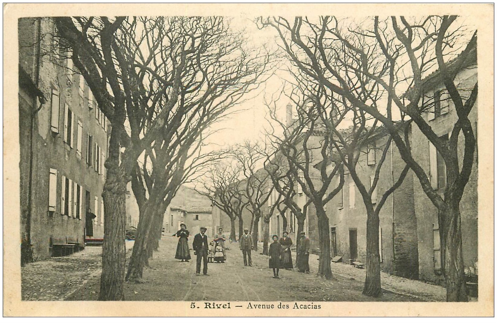 11 RIVEL. Avenue des Acacias1915. Tampon allemand Geprüft
