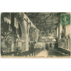 carte postale ancienne 50 MONT-SAINT-MICHEL. Eglise paroissiale 1913