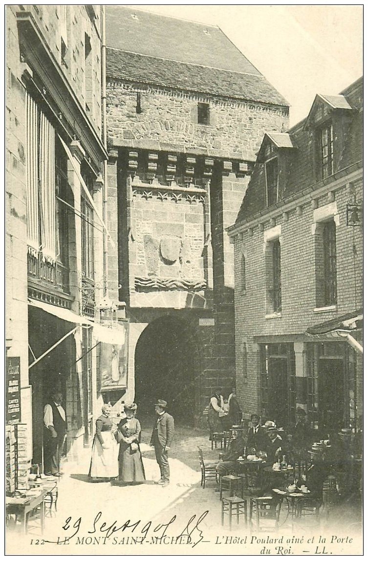 50 Mont Saint Michel Hotel Poulard Et Magasin Cartes Postale 50 Mont Saint Michel Hotel Poulard Et Magasin Cartes Postale