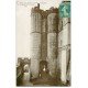 carte postale ancienne 50 MONT-SAINT-MICHEL. Le Chatelet. Carte émaillographie