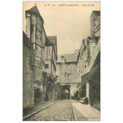 carte postale ancienne 50 MONT-SAINT-MICHEL. Porte du Roi magasin Cartes Postales