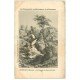 carte postale ancienne 50 MORTAIN. La Cascade papier velin bords dentelés
