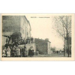 carte postale ancienne 11 ROUTIER. Avenue d'Alaigne