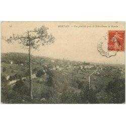 carte postale ancienne 50 MORTAIN. Vue Notre-Dame la Blanche 1907