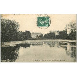 carte postale ancienne 50 NEUFMESNIL. Château Blanche Lande 1909