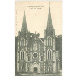 carte postale ancienne 50 NOTRE-DAME-SUR-VIRE. Basilique