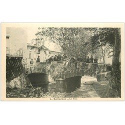 carte postale ancienne 11 ROUVENAC. Le Pont. Carte Notice