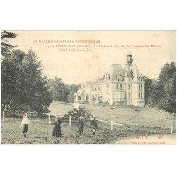 carte postale ancienne 50 PEPINVAST. Château Comtesse Le Marois Jardin anglais