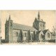 carte postale ancienne 50 PONTORSON. Eglise Notre-Dame 1916 animation
