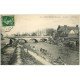 carte postale ancienne 50 PONTORSON. Le Pont et Lavandières Laveuses 1913