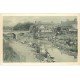 carte postale ancienne 50 PONTORSON. Le Pont et Lavandières Laveuses sur Couësnon