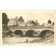 carte postale ancienne 50 PONTORSON. Le Pont sur le Couësnon Lavandière