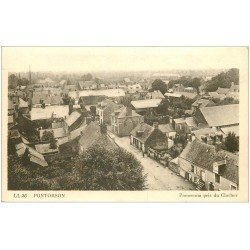 carte postale ancienne 50 PONTORSON. Panorama pris du Clocher