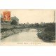 carte postale ancienne 50 PONTORSON. Vue sur le Couësnon 1918